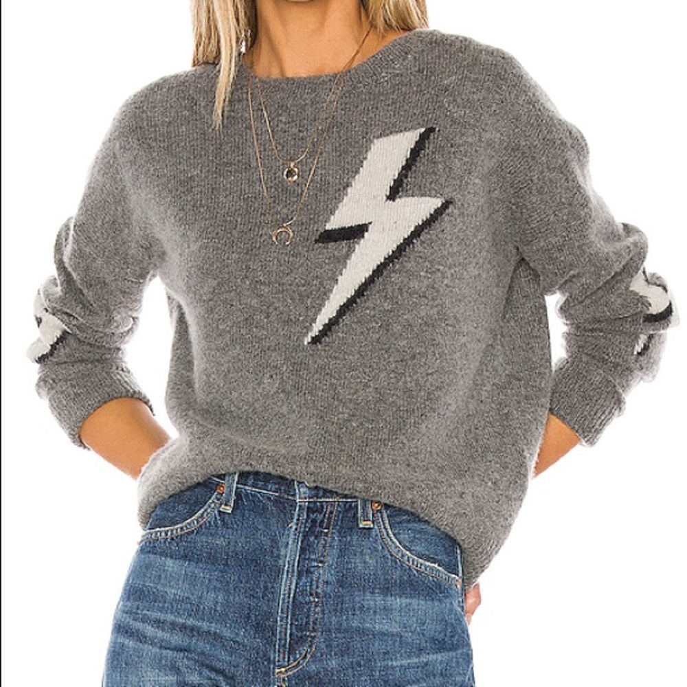 Virgo Cashmere Blend Sweater in BoltedRails